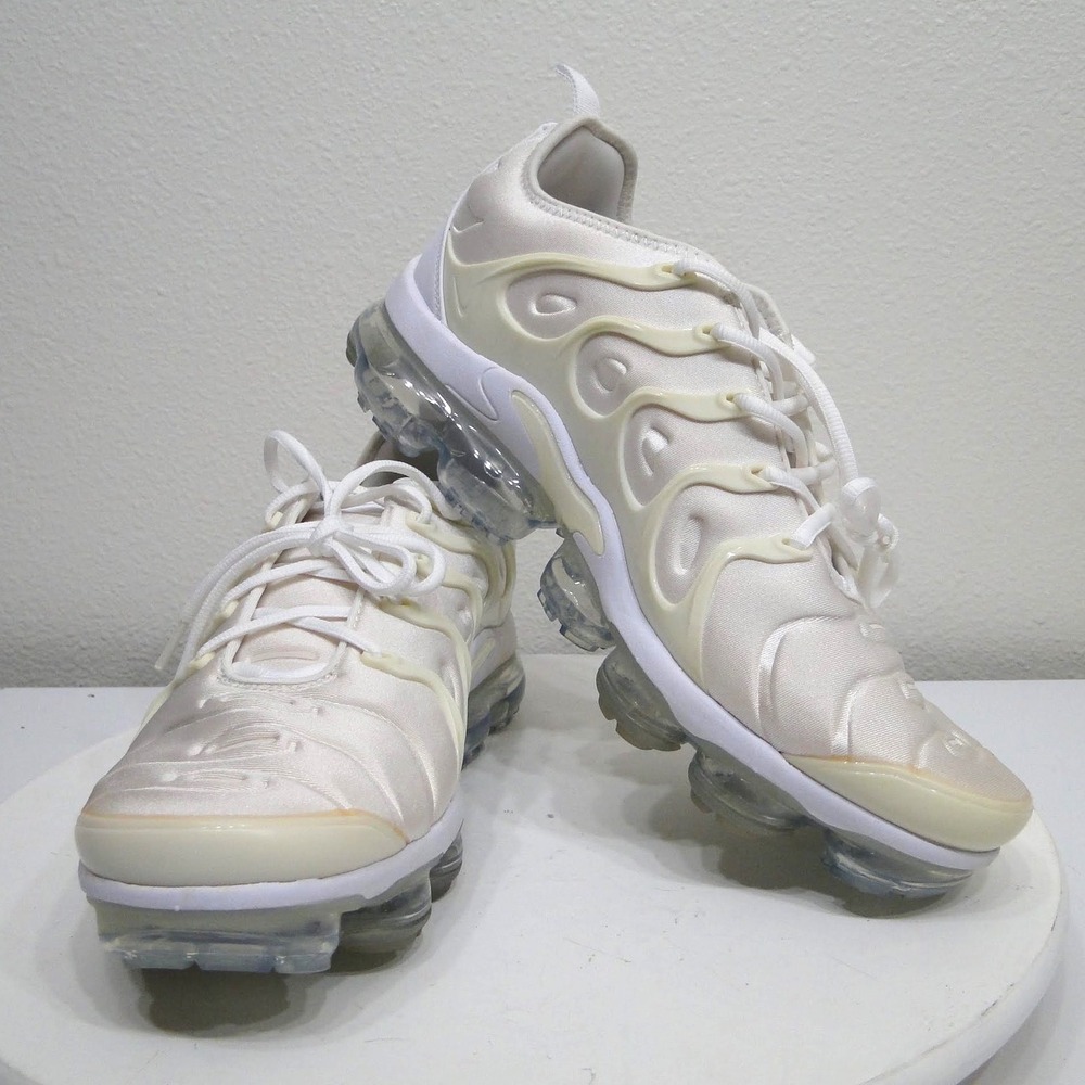 Nike Air VaporMax Plus Sail White‎ Mens Running Shoes 924453-100 Size 12